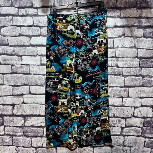Chico's Travelers Multicolored Crop Pants Size XL - Picture 5 of 8